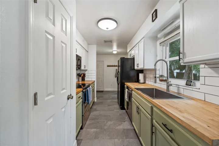 Updated cabinets and countertops