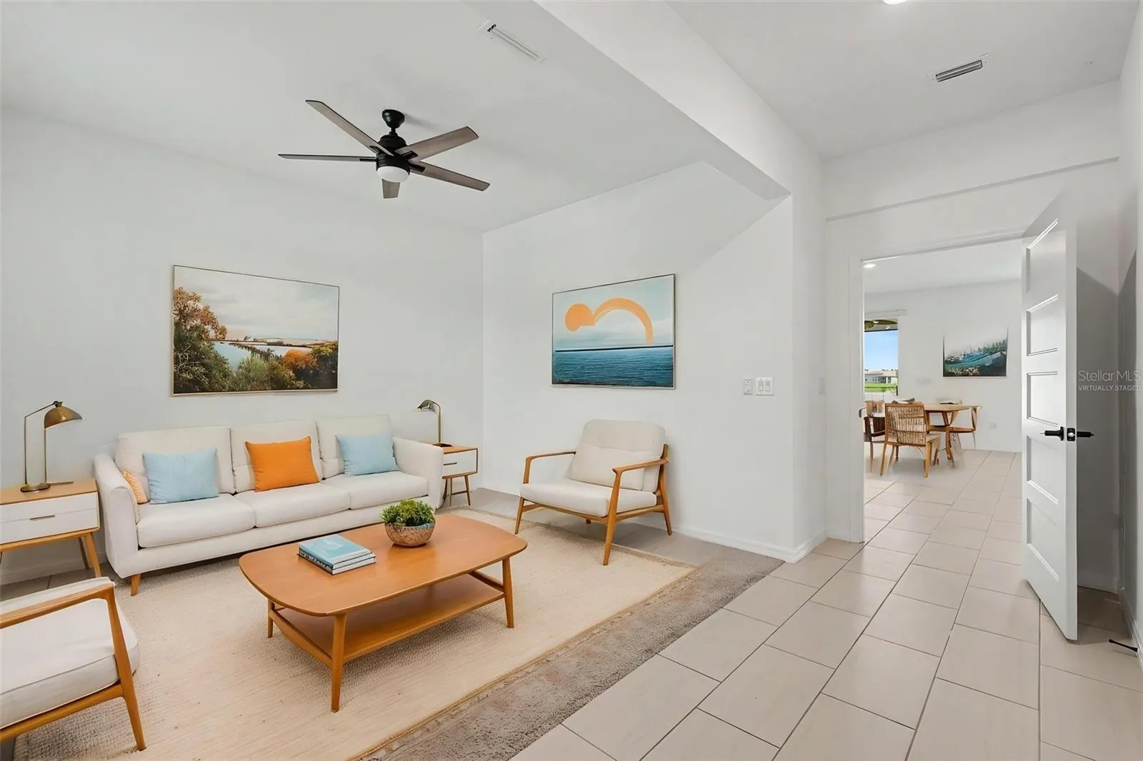 Virtually Staged Bonus room Downstairs