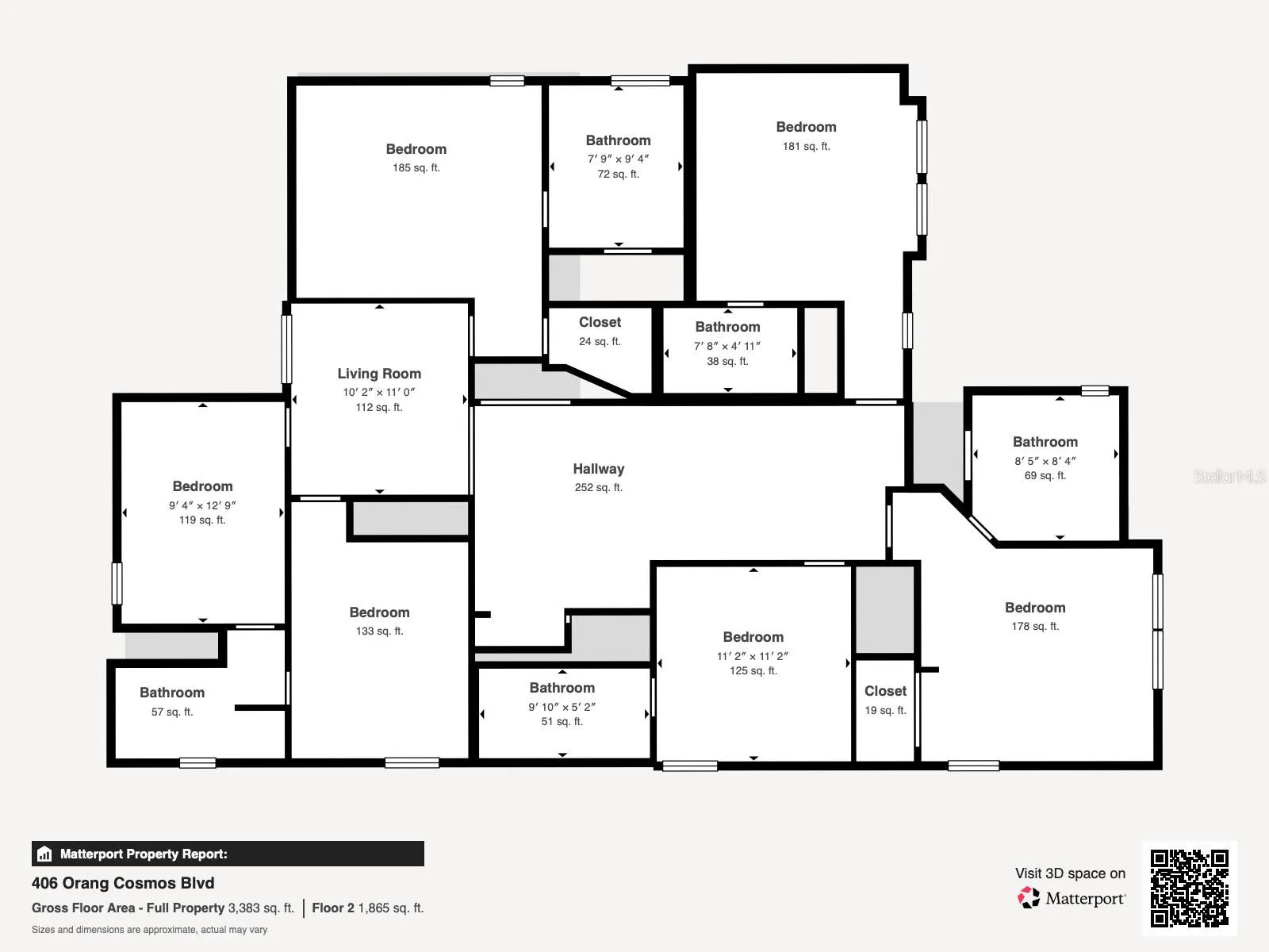 2nd Floor Gross Floor Plan