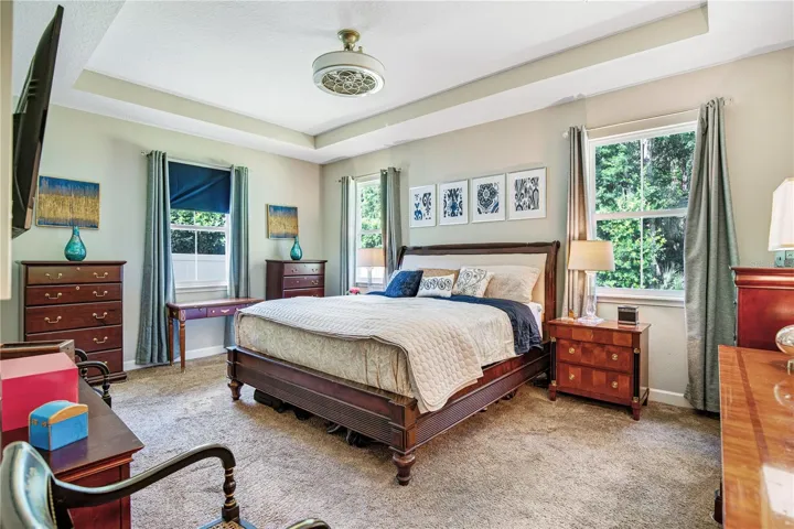 Spacious primary suite