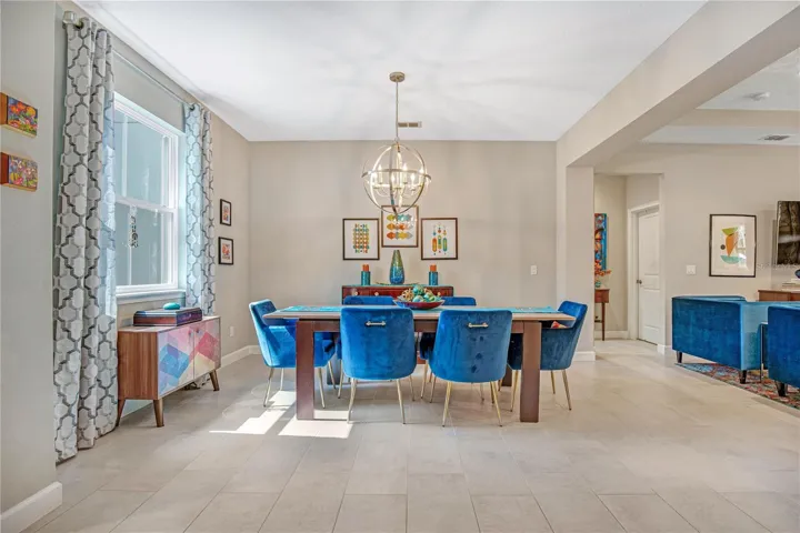 dedicated dining area