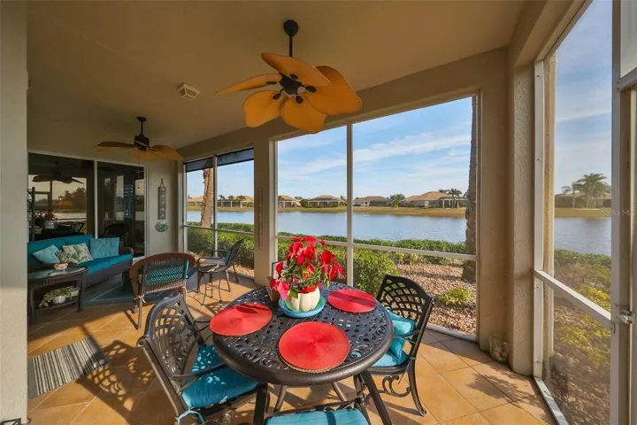 All patio furniture CONVEYS with the sale of the condo.  What a view!