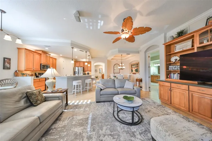 Lots of space to entertain family or friends.