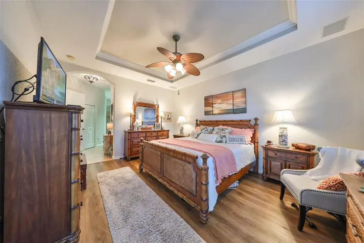 This very large space provides for all of your furniture needs.  Notice the beautiful luxury vinyl plank flooring.