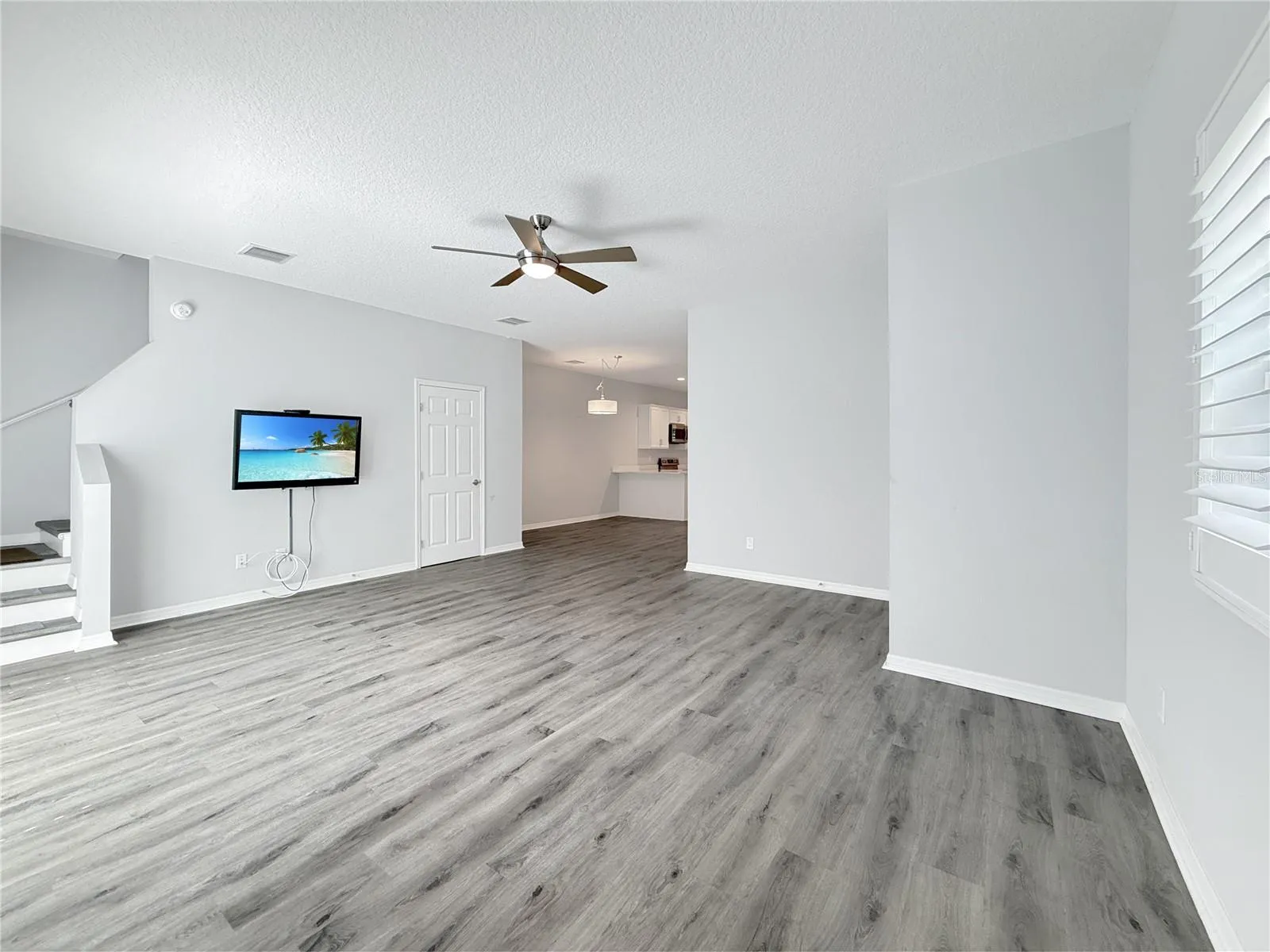 Living Room Looking toward Kitchen