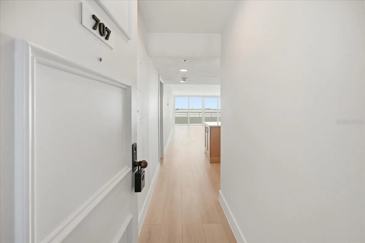 Front Entrance to Newly Renovated Condo Home