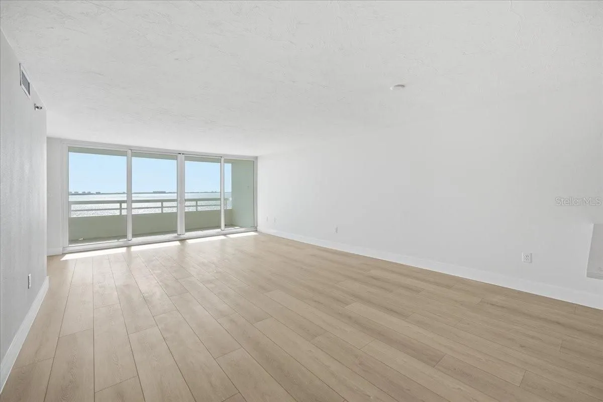 Living Room Access to Waterfront Balcony