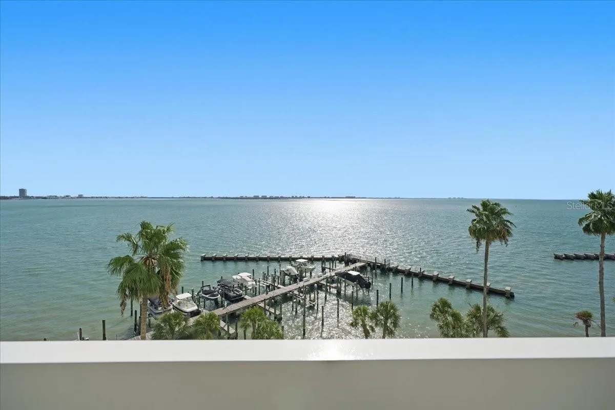Balcony View Over Marina &amp; Sarasota Bay
