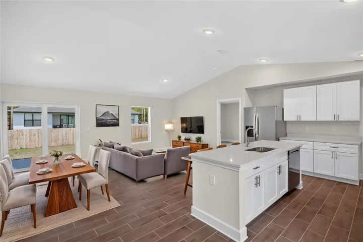 Virtually Staged Great room