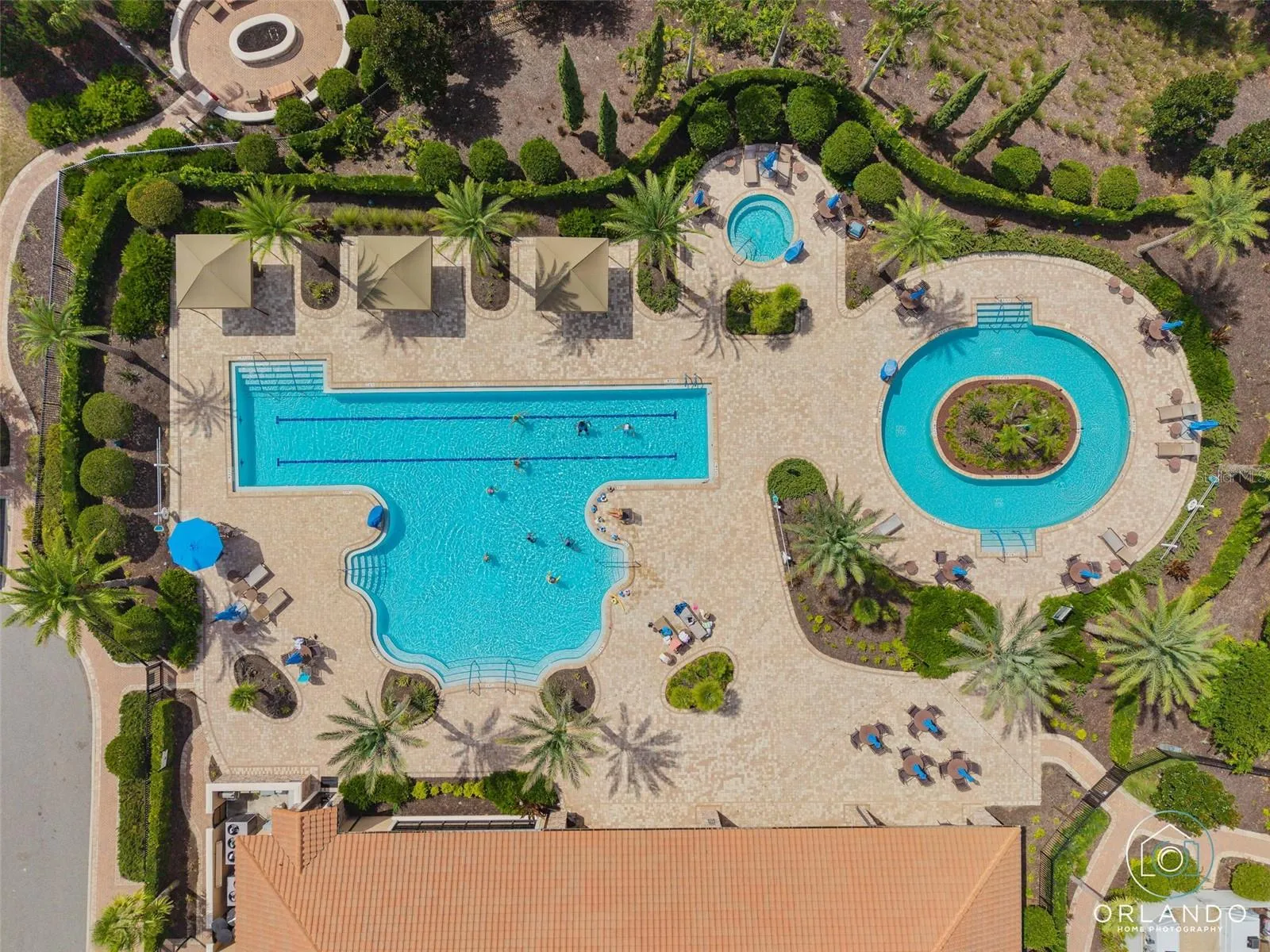 Esplanade at Highland Ranch Overhead Amenities View