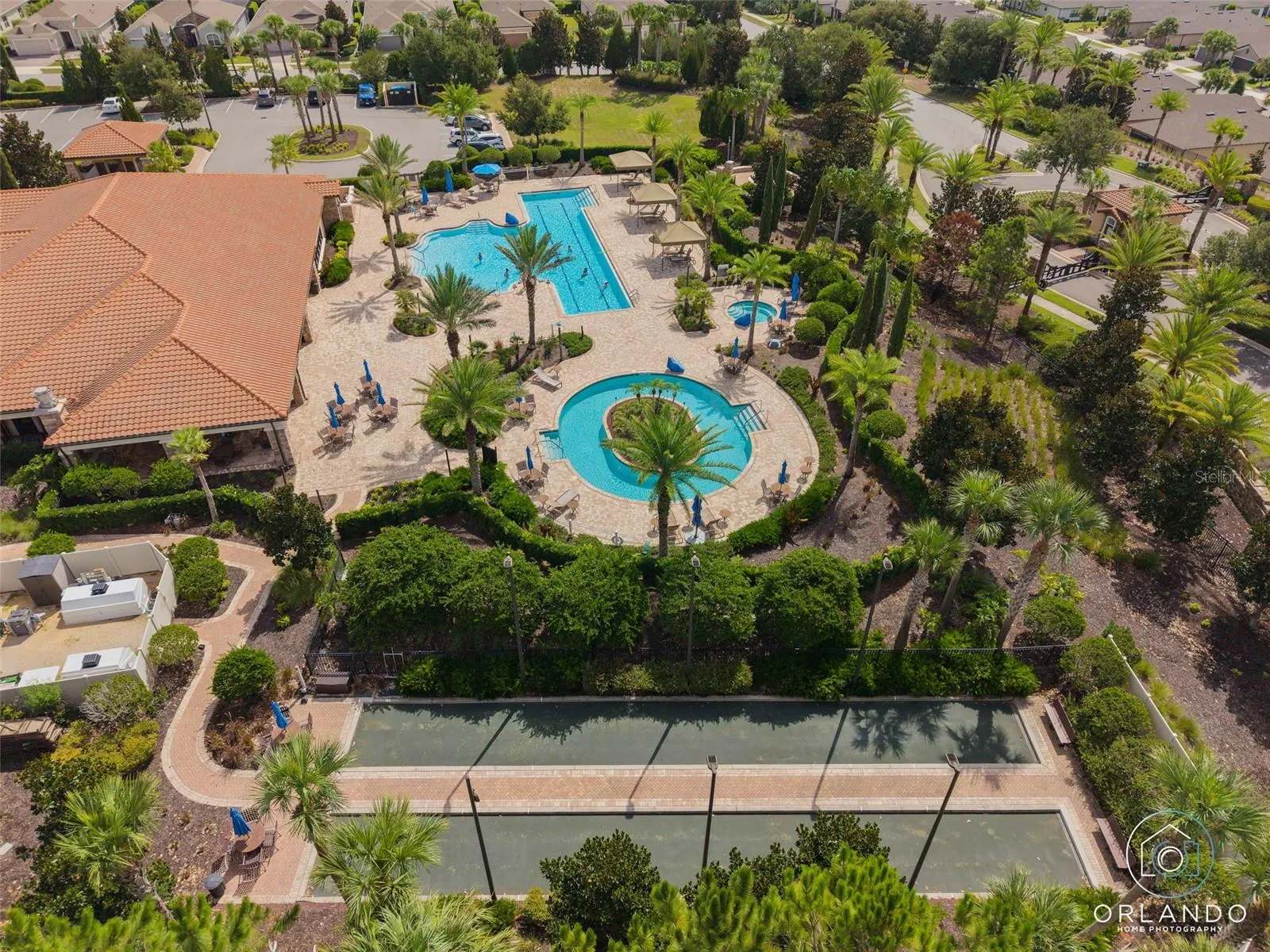 Esplanade at Highland Ranch Overhead Amenities View