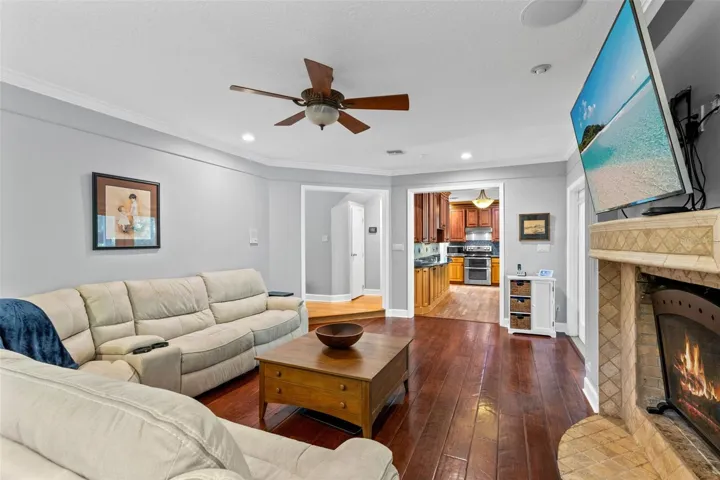 Adjacent to the kitchen for that open concept feel