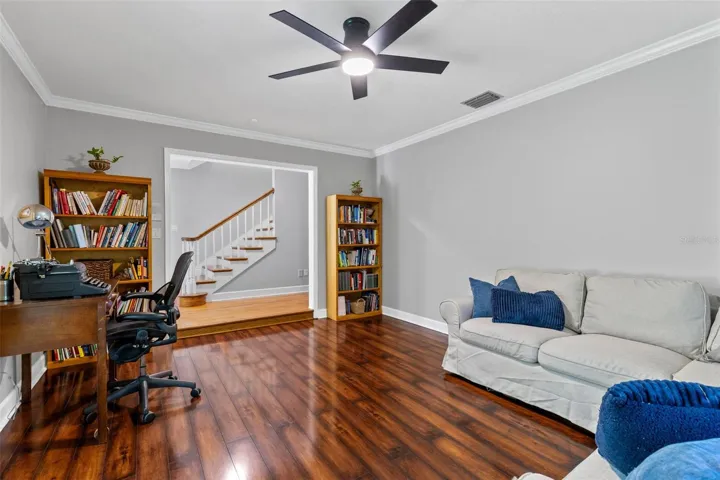 A great separate space for entertaining
