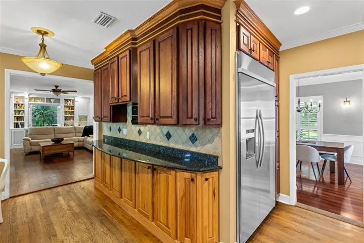 So much storage in this kitchen and everything is perfectly placed