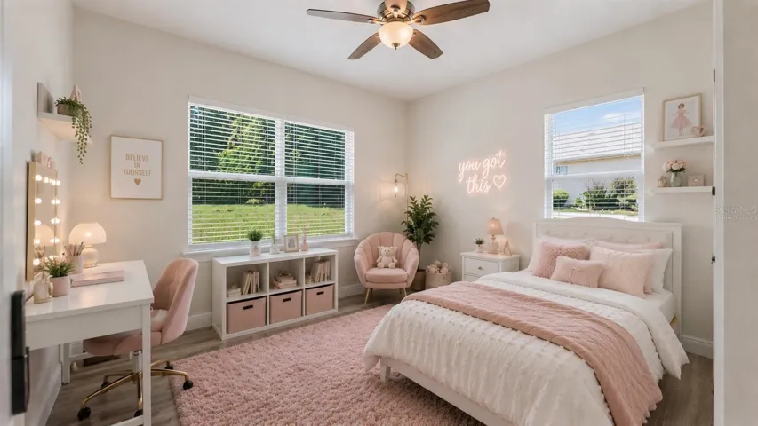 4th Bedroom  (Virtually Staged)