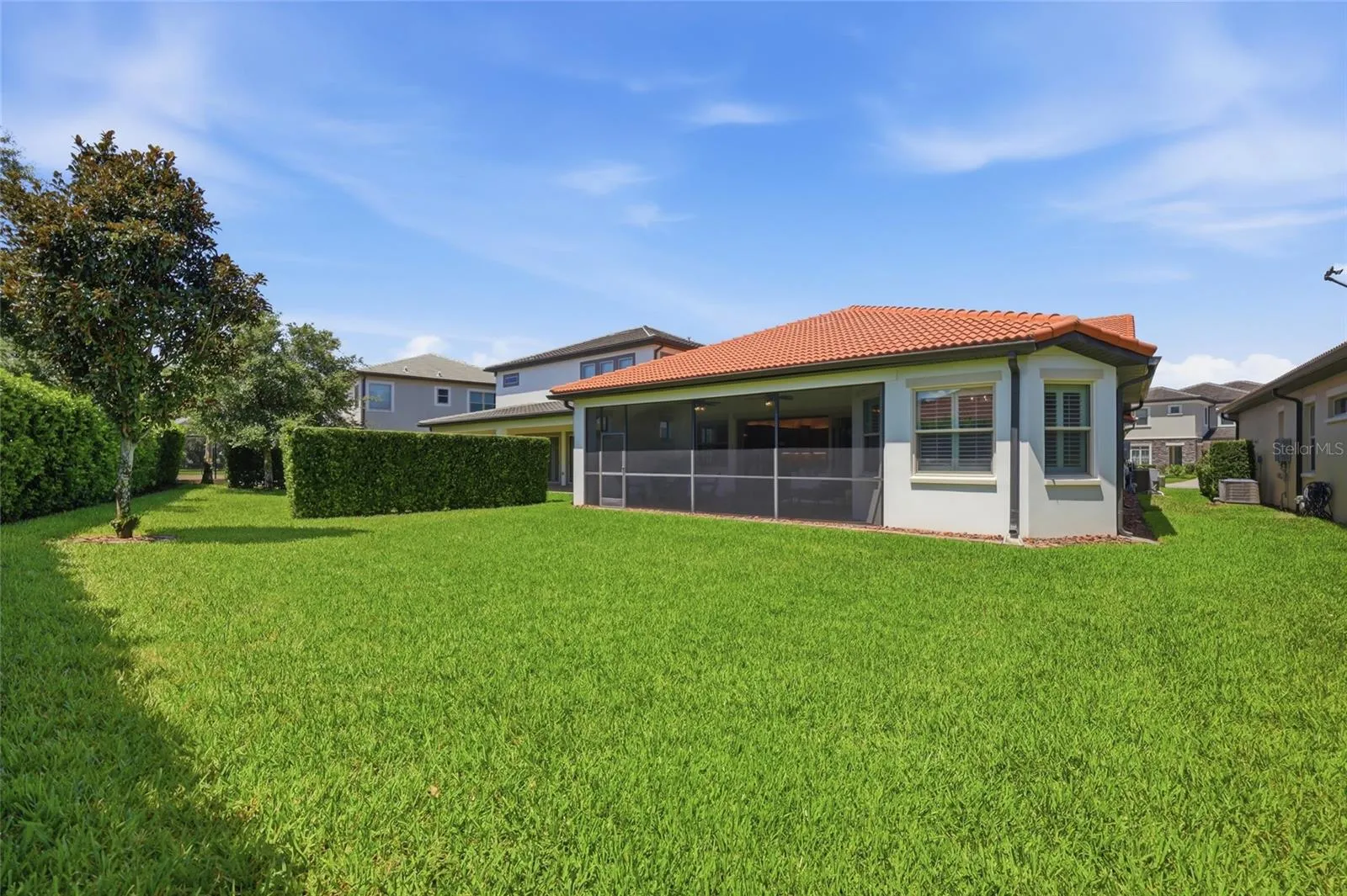 Backyard with Mature Landscaping &amp; Green Space