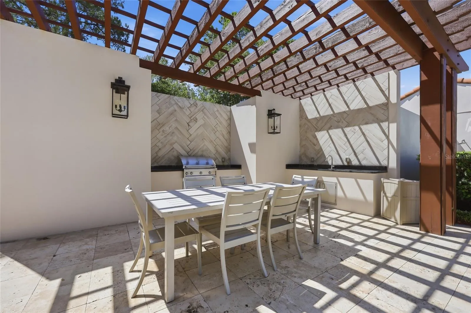 Covered Outdoor Grilling Area