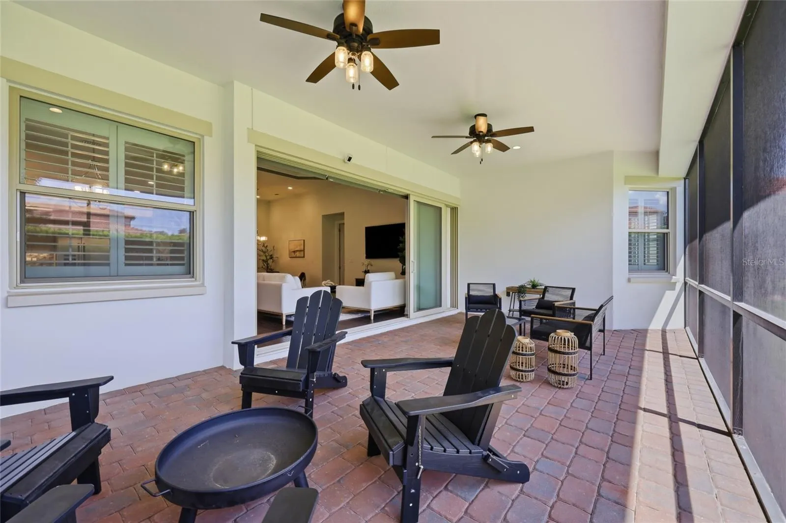 Screen Enclosed Back Patio