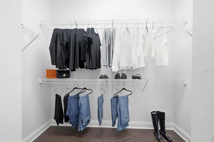 Primary Closet- Hers