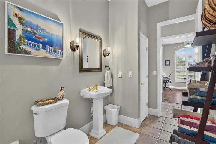 Updated dedicated pool bath.
