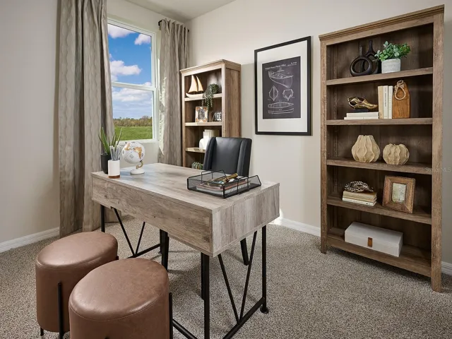 Photos are not of the actual home, but are photos of the builder home with same floorplan with similar interior finishes.