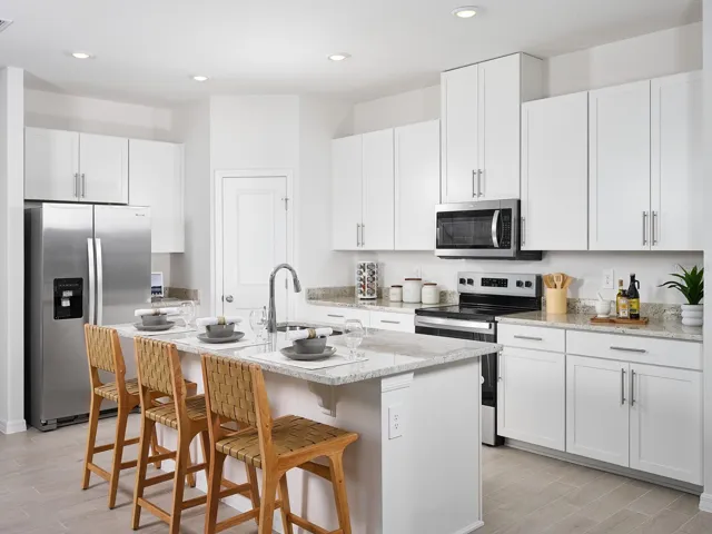 Photos are not of the actual home, but are photos of the builder home with same floorplan with similar interior finishes.
