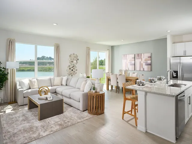 Photos are not of the actual home, but are photos of the builder home with same floorplan with similar interior finishes.