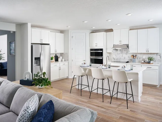 Photos are not of the actual home, but are photos of the builder home with same floorplan with similar interior finishes.