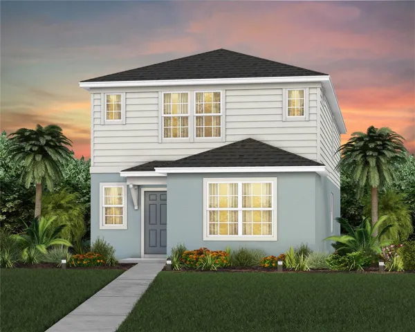 Exterior Design. Artistic rendering for this new construction home. Pictures are for illustrative purposes only. Elevations, colors and options may vary.
