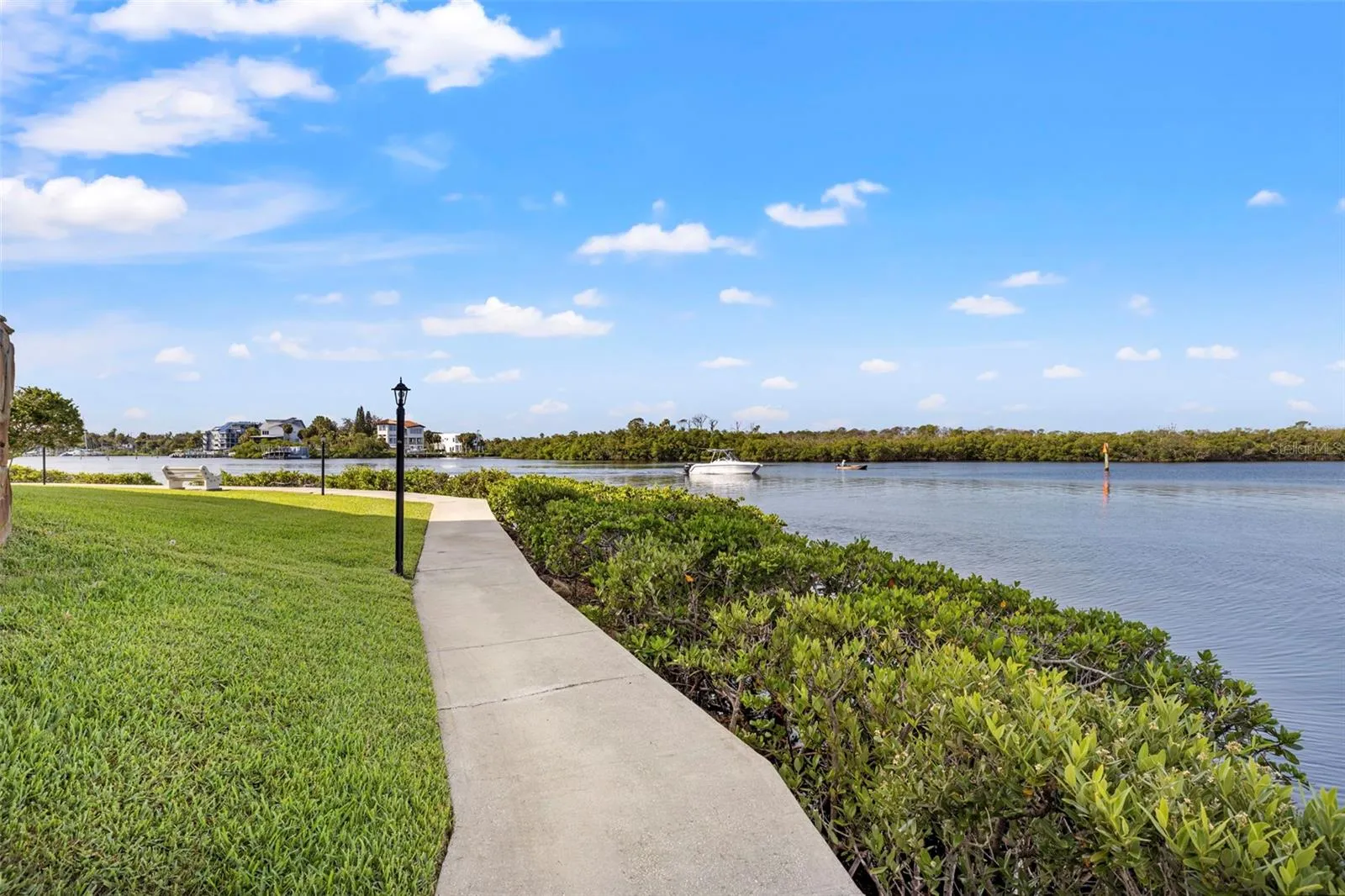 Sidewalks throughout the property