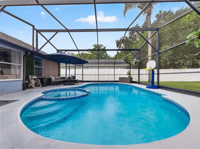 Large Pool Deck