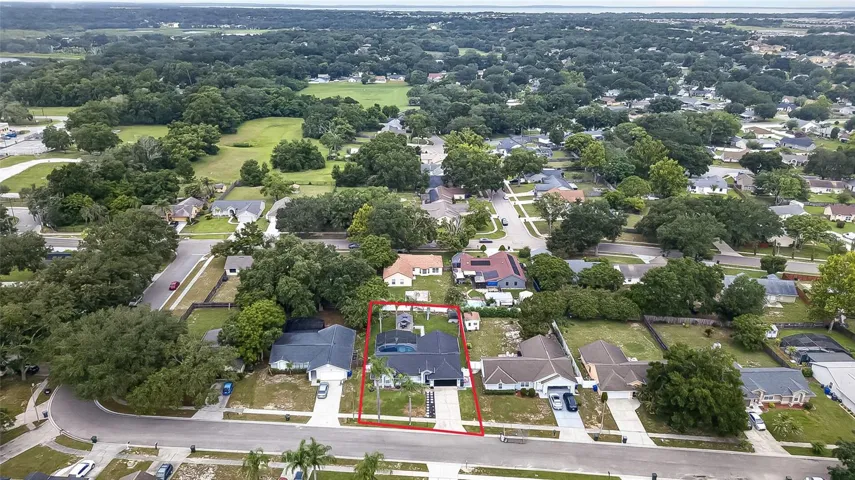 Aerial View with Property Location