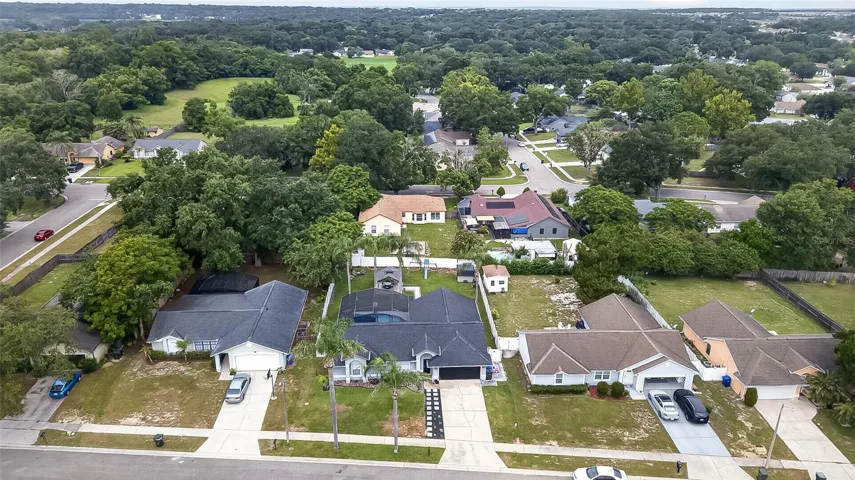 Aerial View of Neighborhood and Beyond