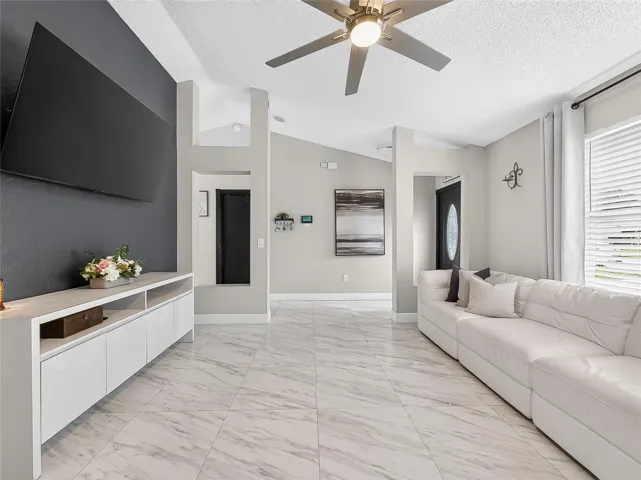 Living Room View to Foyer