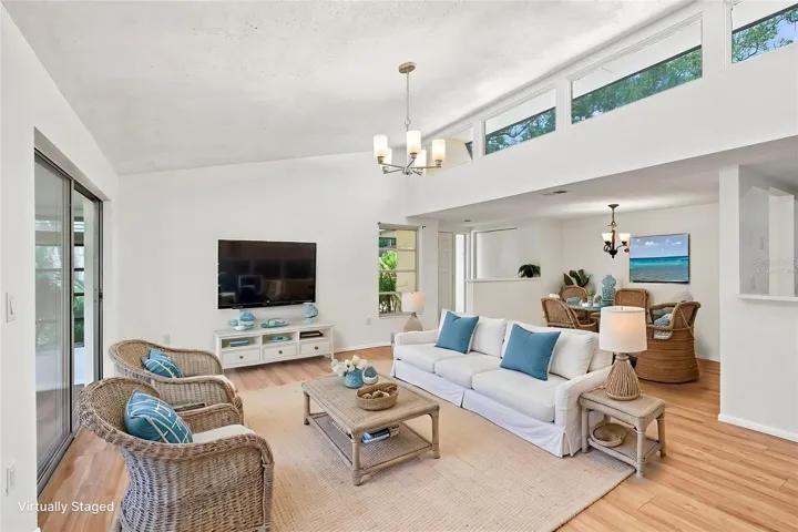 Living Room Virtually Staged