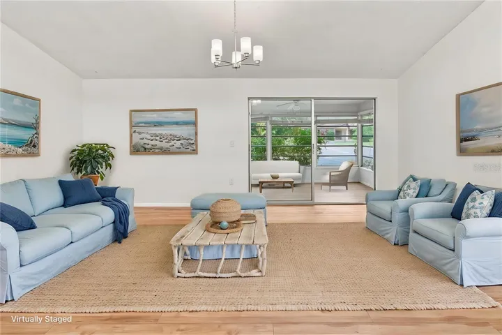 Living Room Virtually Staged