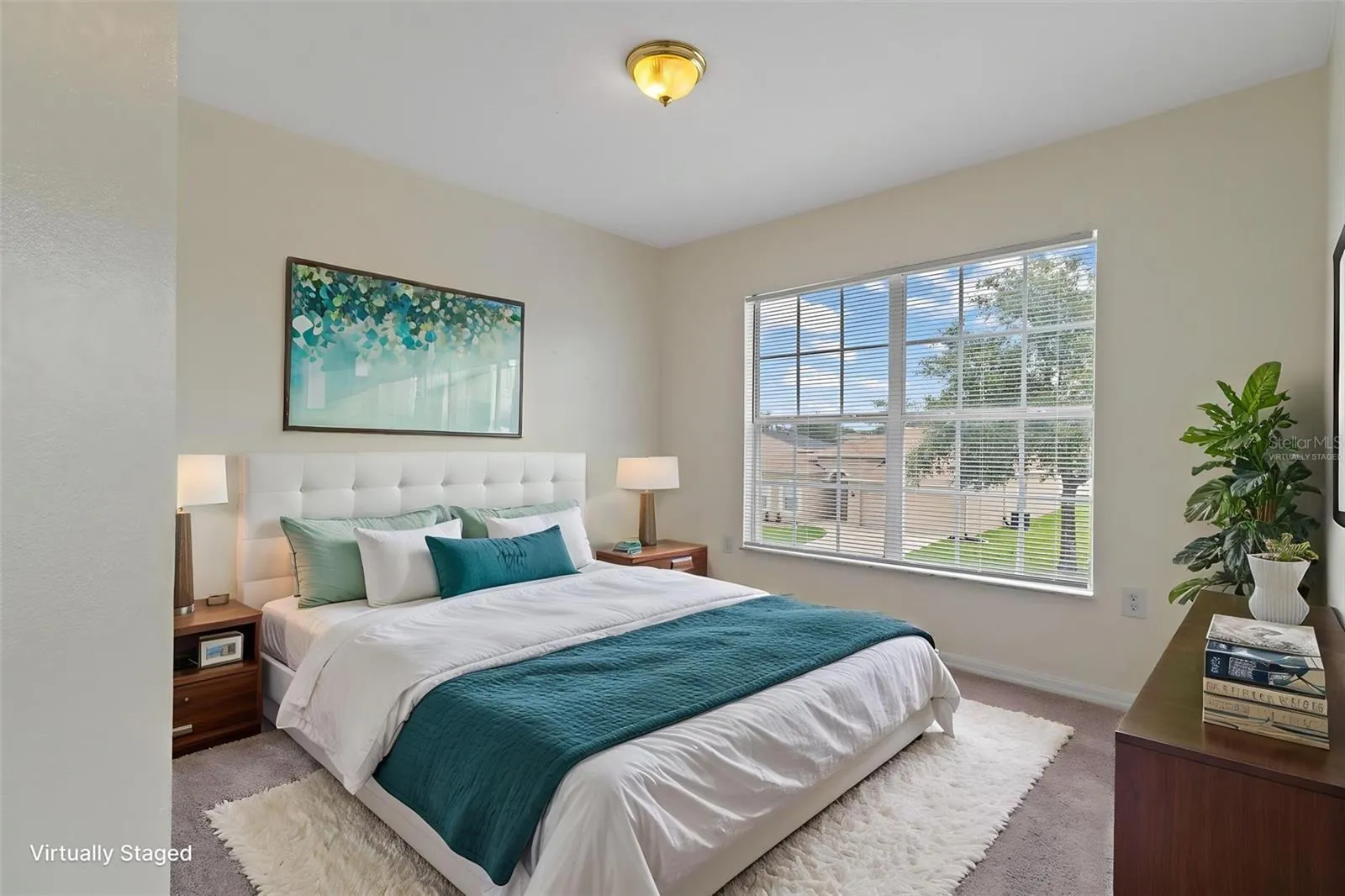 Virtually Staged Third Bedroom