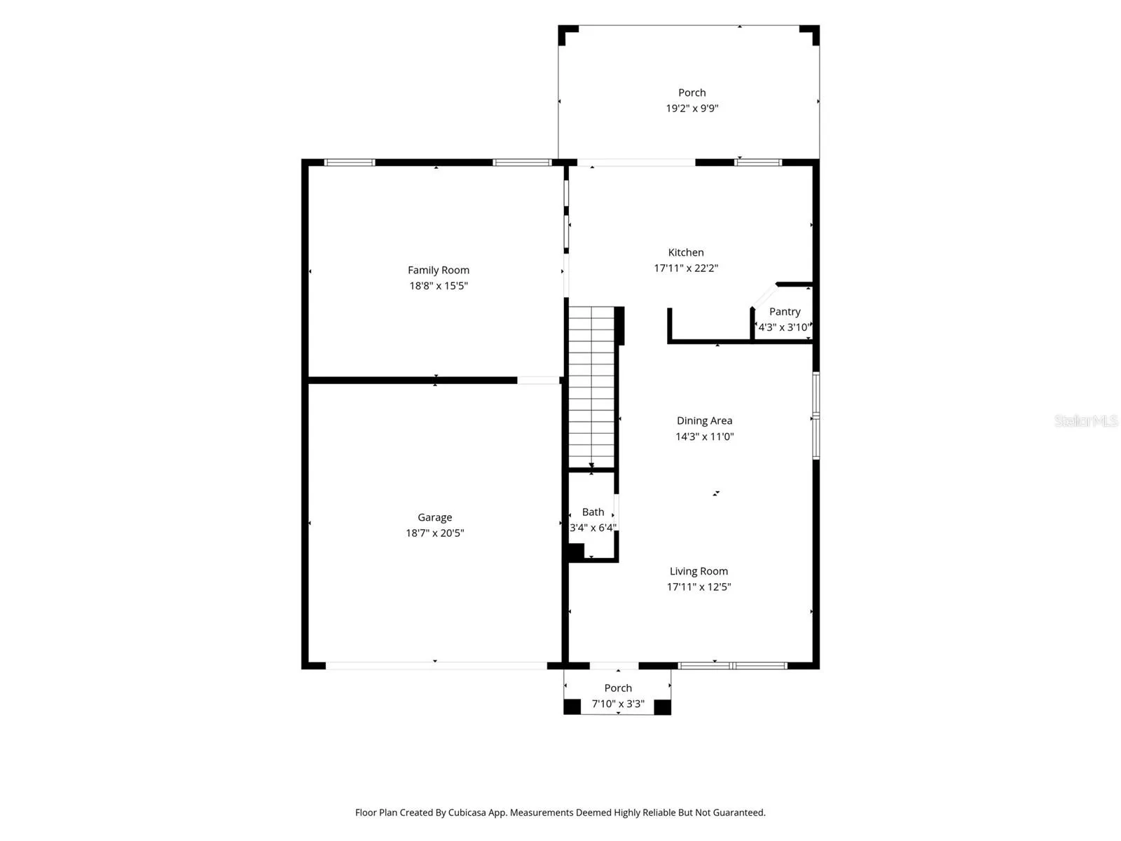 Second Story Floor Plan
