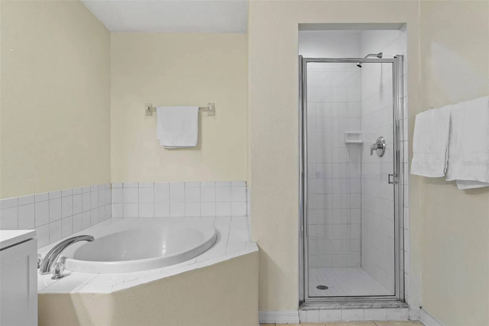 Soaking Tub & Separate Shower