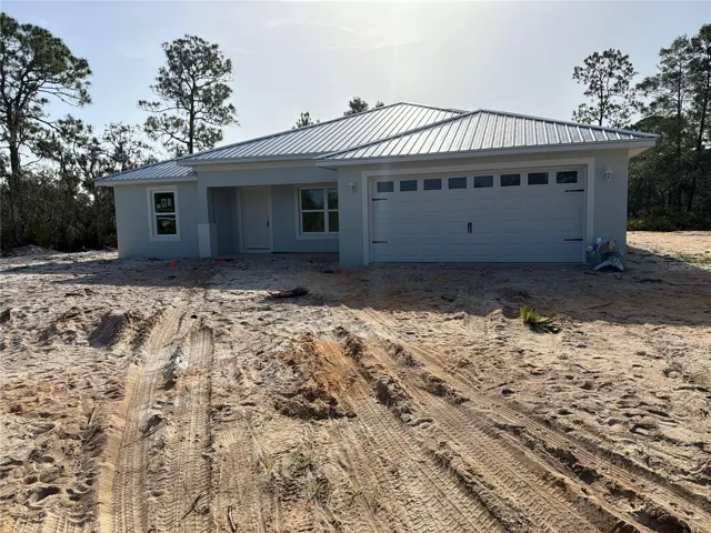 Actual home under construction