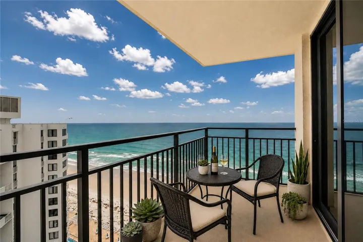 View overlooking the ocean.