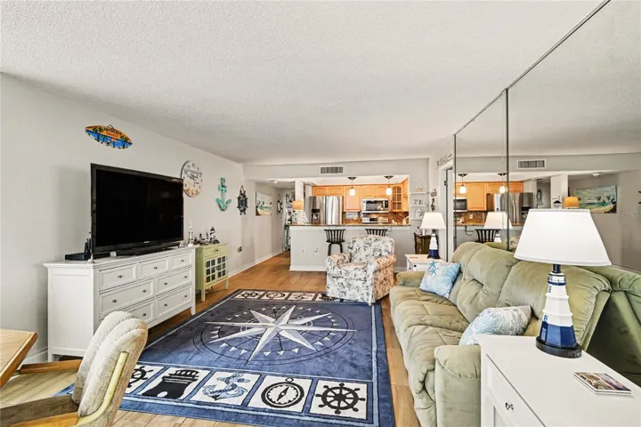 Living Room with open Kitchen.
