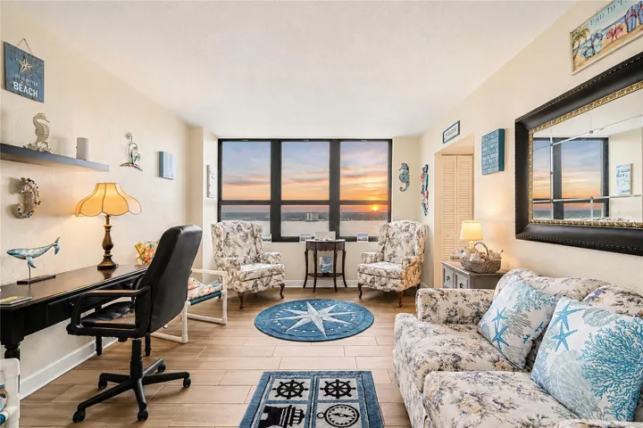 Guest suite has views of the intra-coastal.