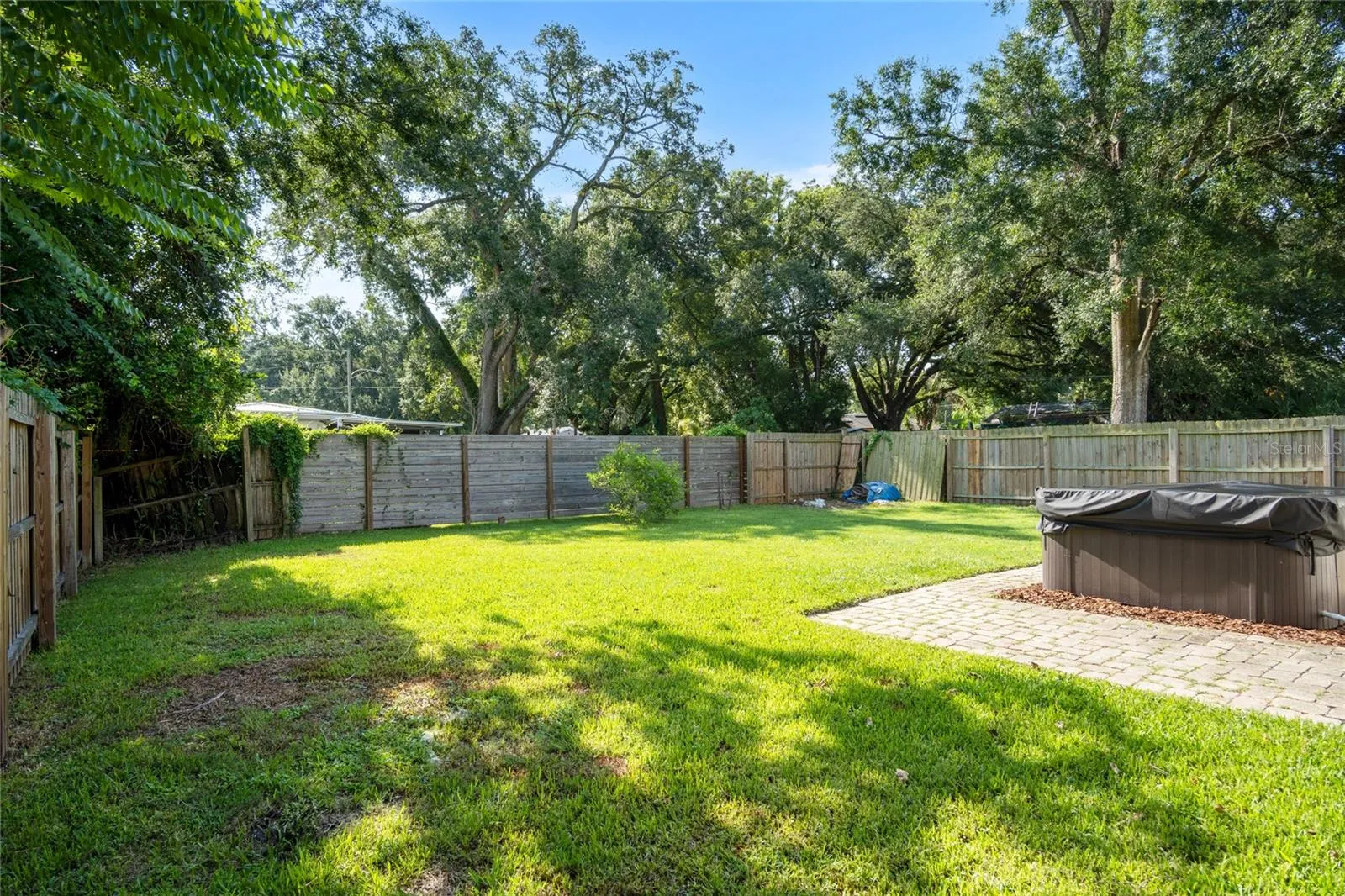 Plenty of room in the back yard.