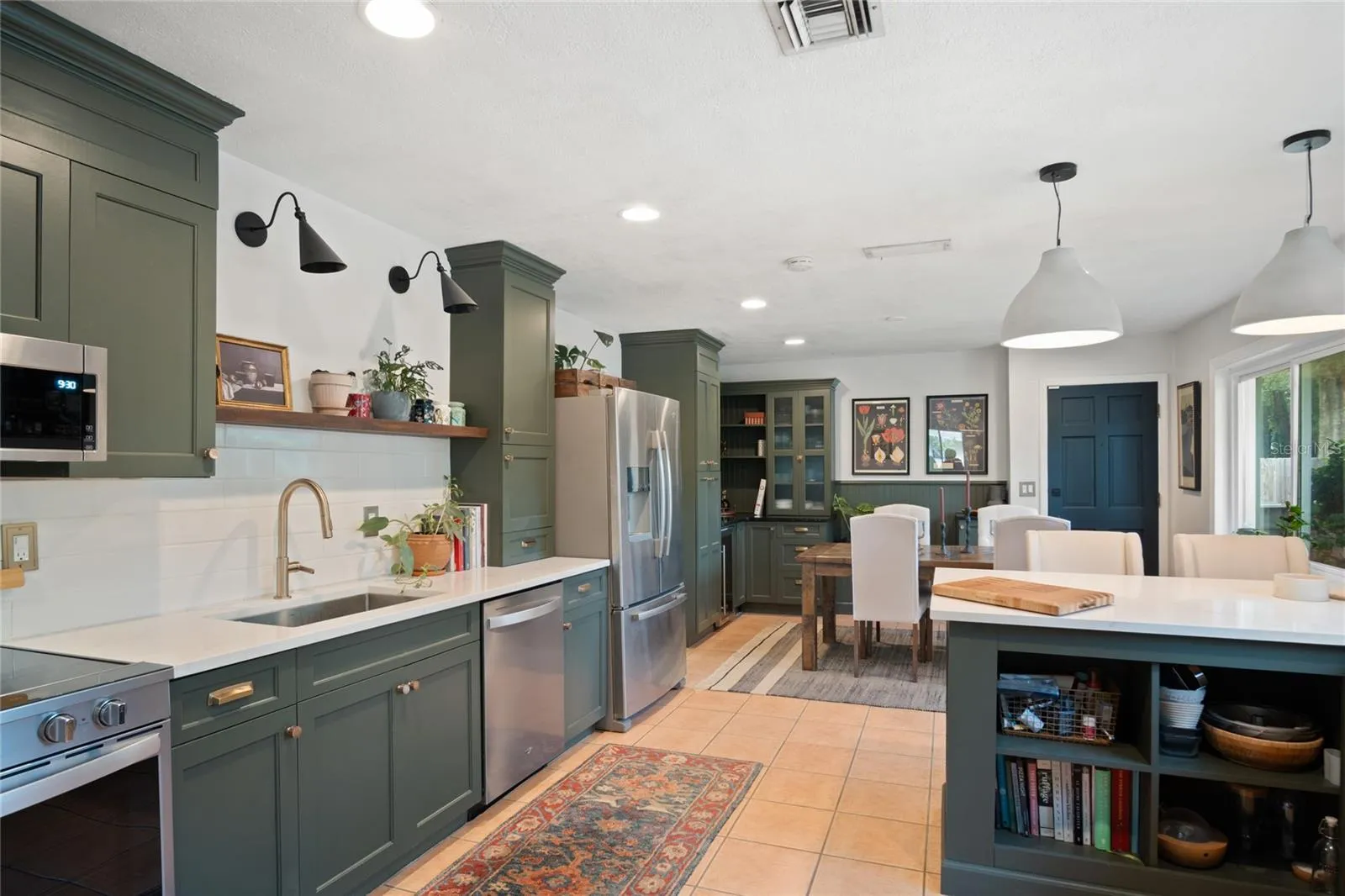 A spacious kitchen is perfect for those who love to cook.