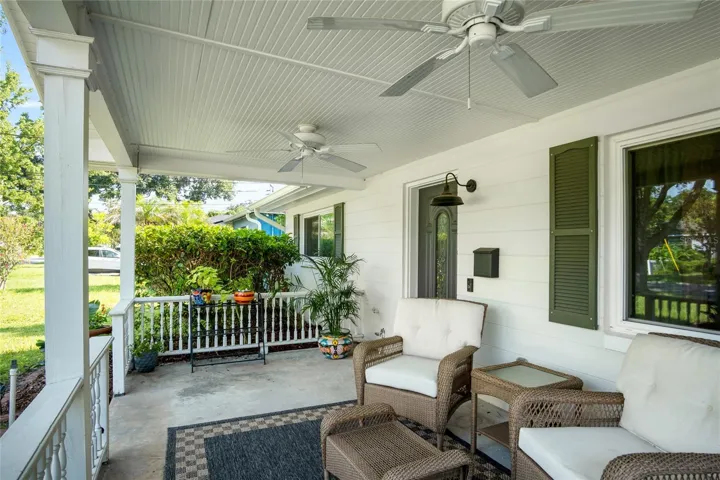 The fans will help cool you off during the summer months.