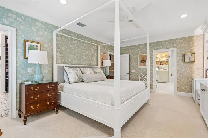 Master bedroom is a relaxing retreat