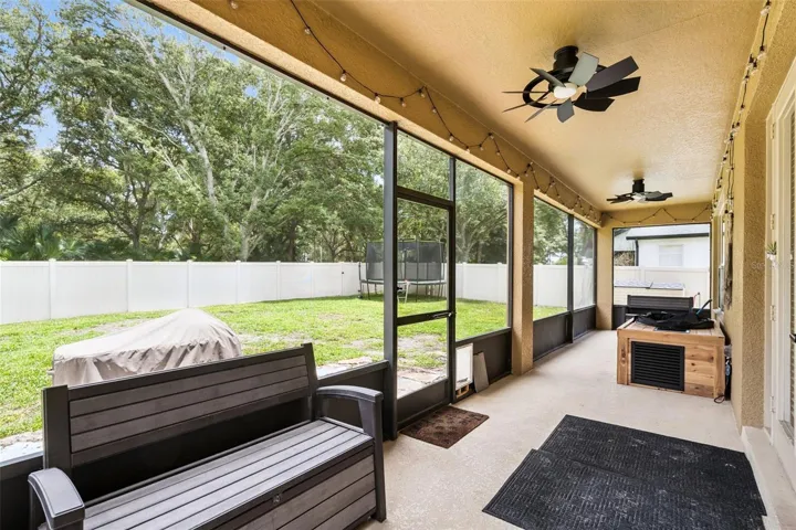 Screened in Back Porch