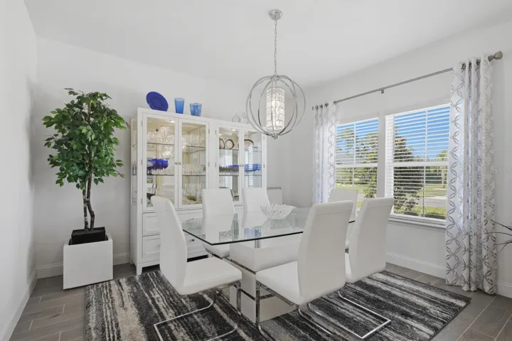 The formal dining room is the first area you see after walking in the front door. This space could also be used as an office/flex space as there is ample dining space off of the kitchen.
