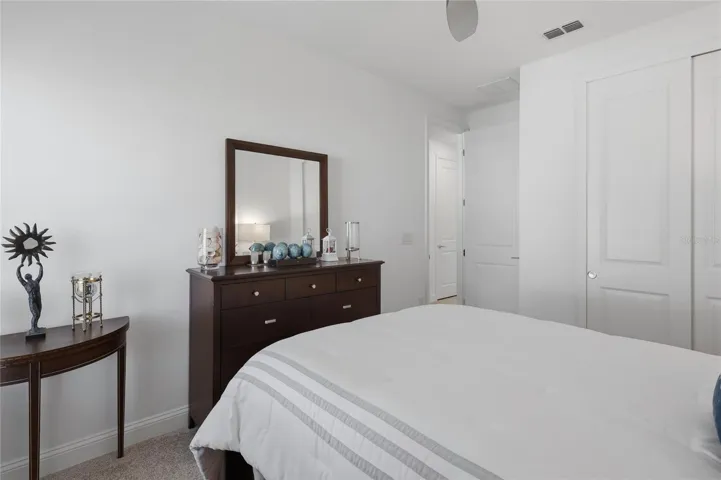 Looking out of the third bedroom.